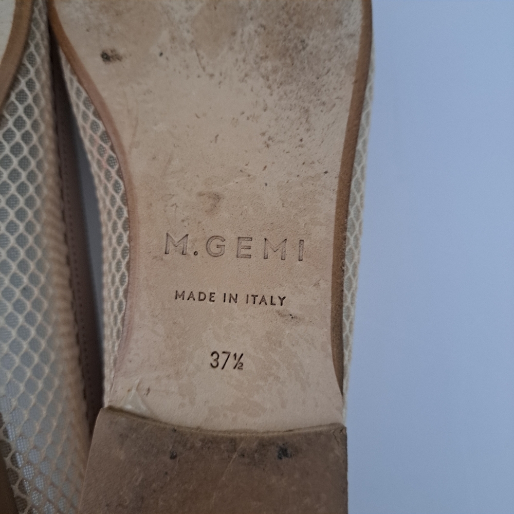 M. Gemi Nude Mesh Ballet Flats - Picture 9 of 10